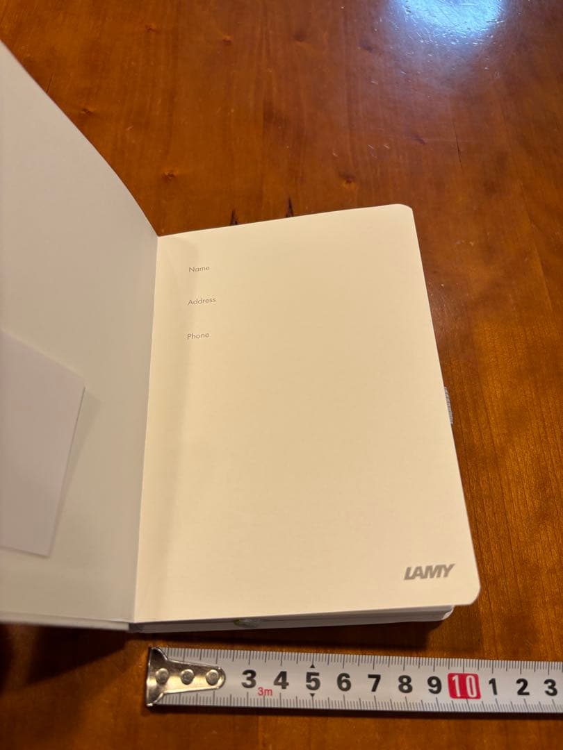 LAMY A5 Notebook White Soft Cover LBS-A5WH Used Rare "Auf geht's" Paint | Suadpens