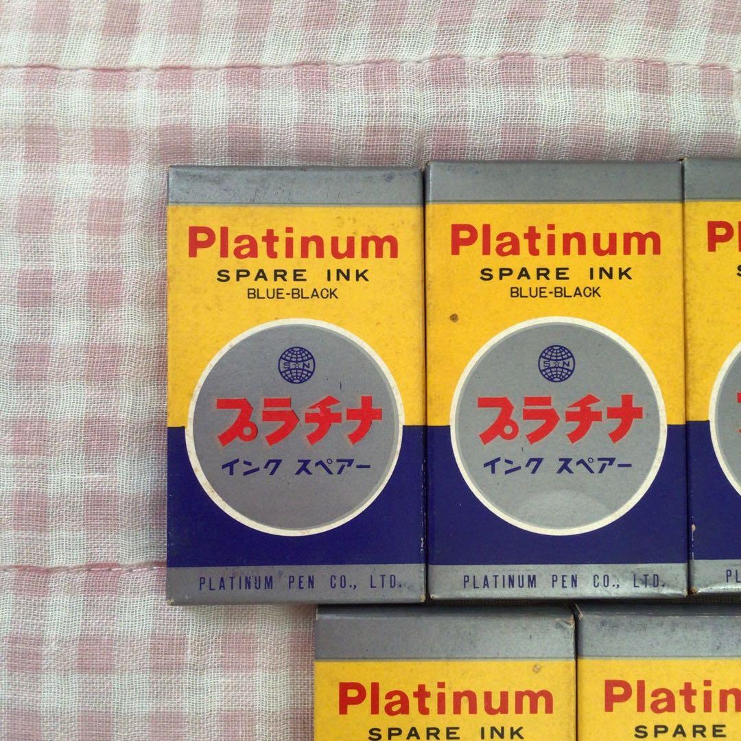 Platinum Fountain Pen Ink Cartridges 30 Blue Black Vintage Unused | Suadpens