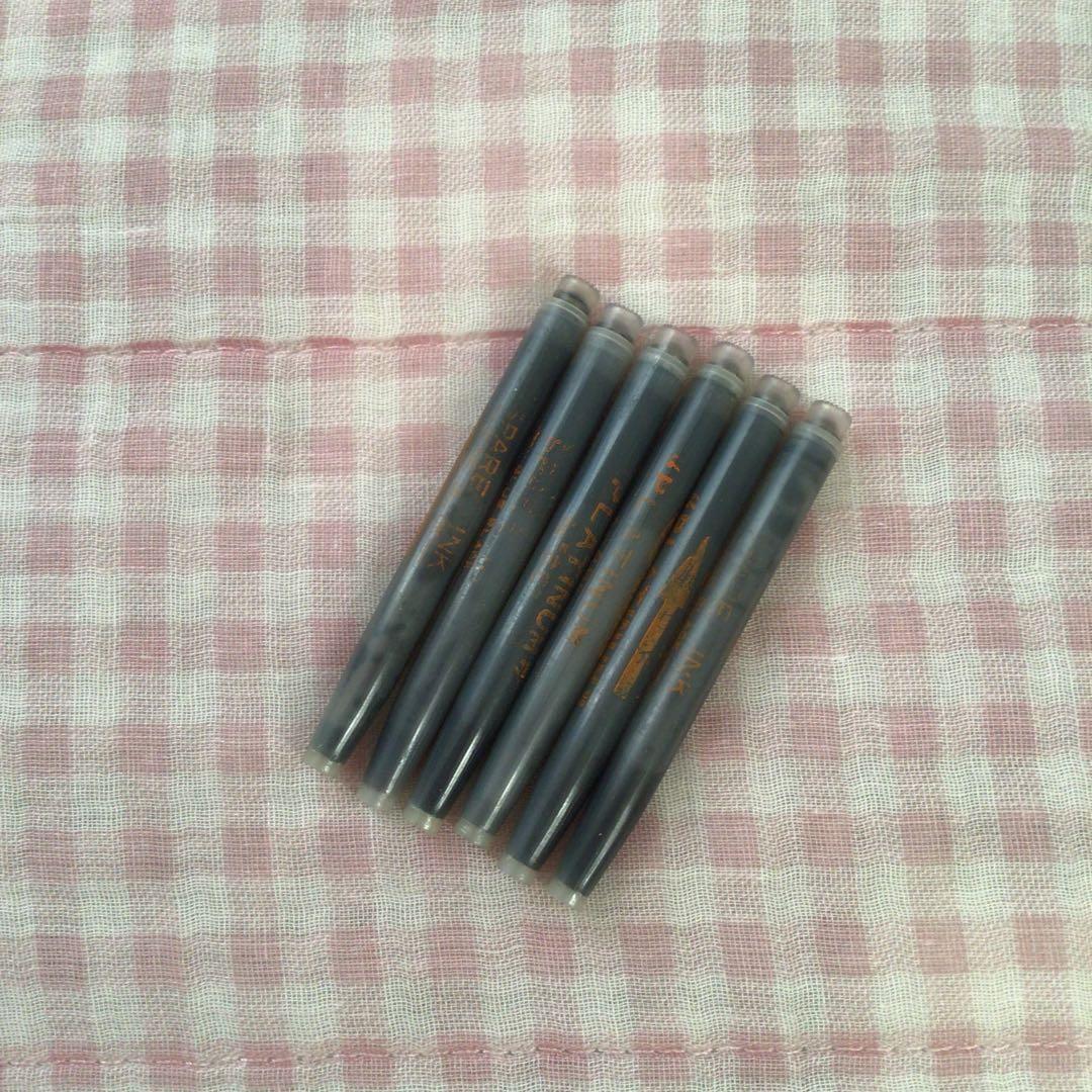 Platinum Fountain Pen Ink Cartridges 30 Blue Black Vintage Unused | Suadpens