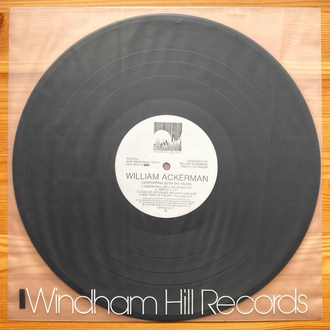 William Ackerman Toward the Moon LP Japan 1986 Windham Hill Record WHP-28042 | Japansoundstore