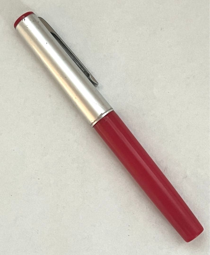 Platinum S-600 Fountain Pen Red Ink Out of Print Retro Used 80s-90s | Suadpens
