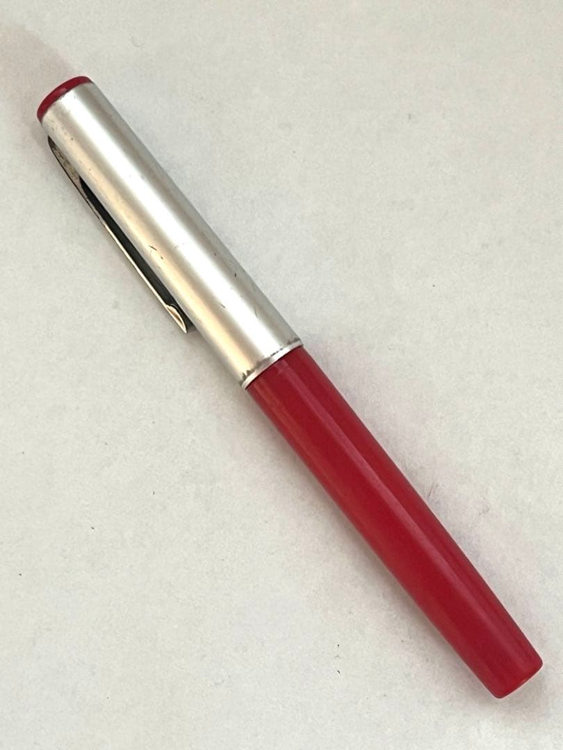 Platinum S-600 Fountain Pen Red Ink Out of Print Retro Used 80s-90s | Suadpens