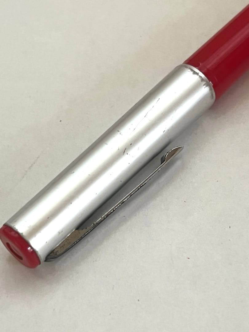 Platinum S-600 Fountain Pen Red Ink Out of Print Retro Used 80s-90s | Suadpens