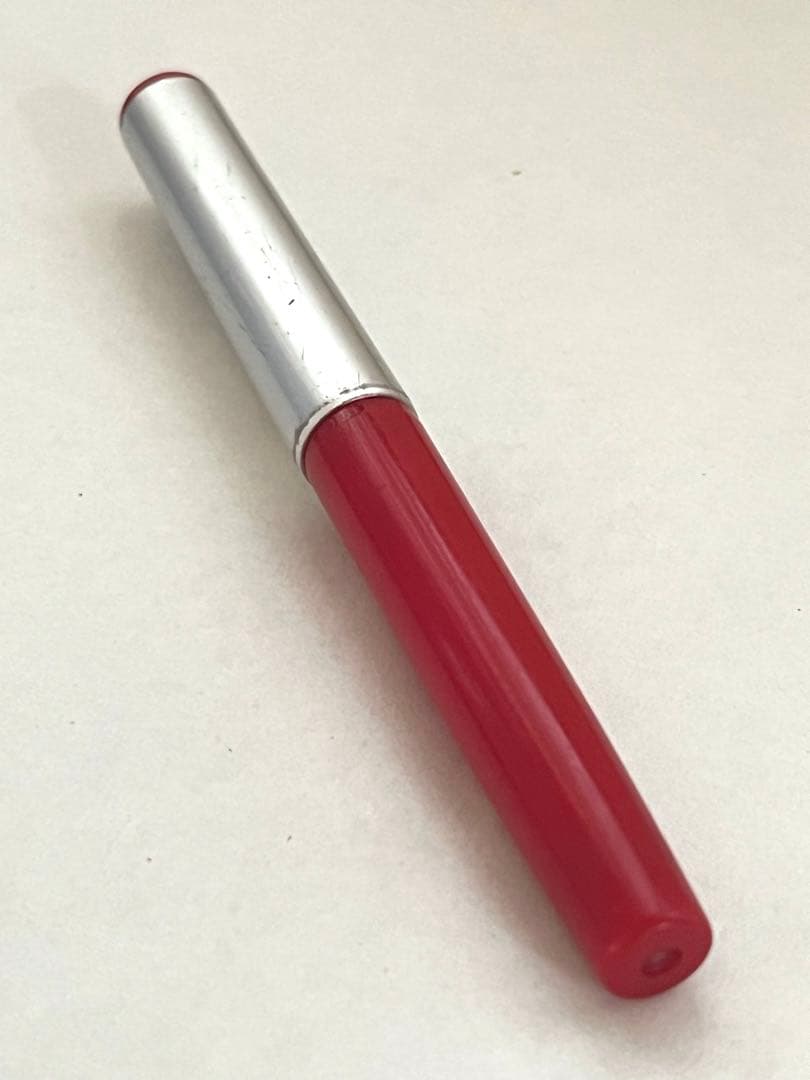 Platinum S-600 Fountain Pen Red Ink Out of Print Retro Used 80s-90s | Suadpens