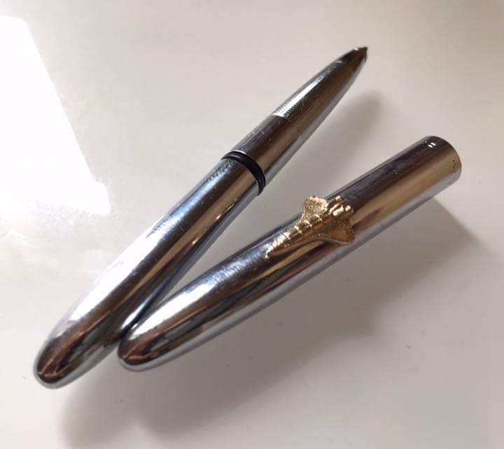 Fisher Space Pen NASA Space Shuttle Gold Retro Used 25 Years Pristine | Suadpens